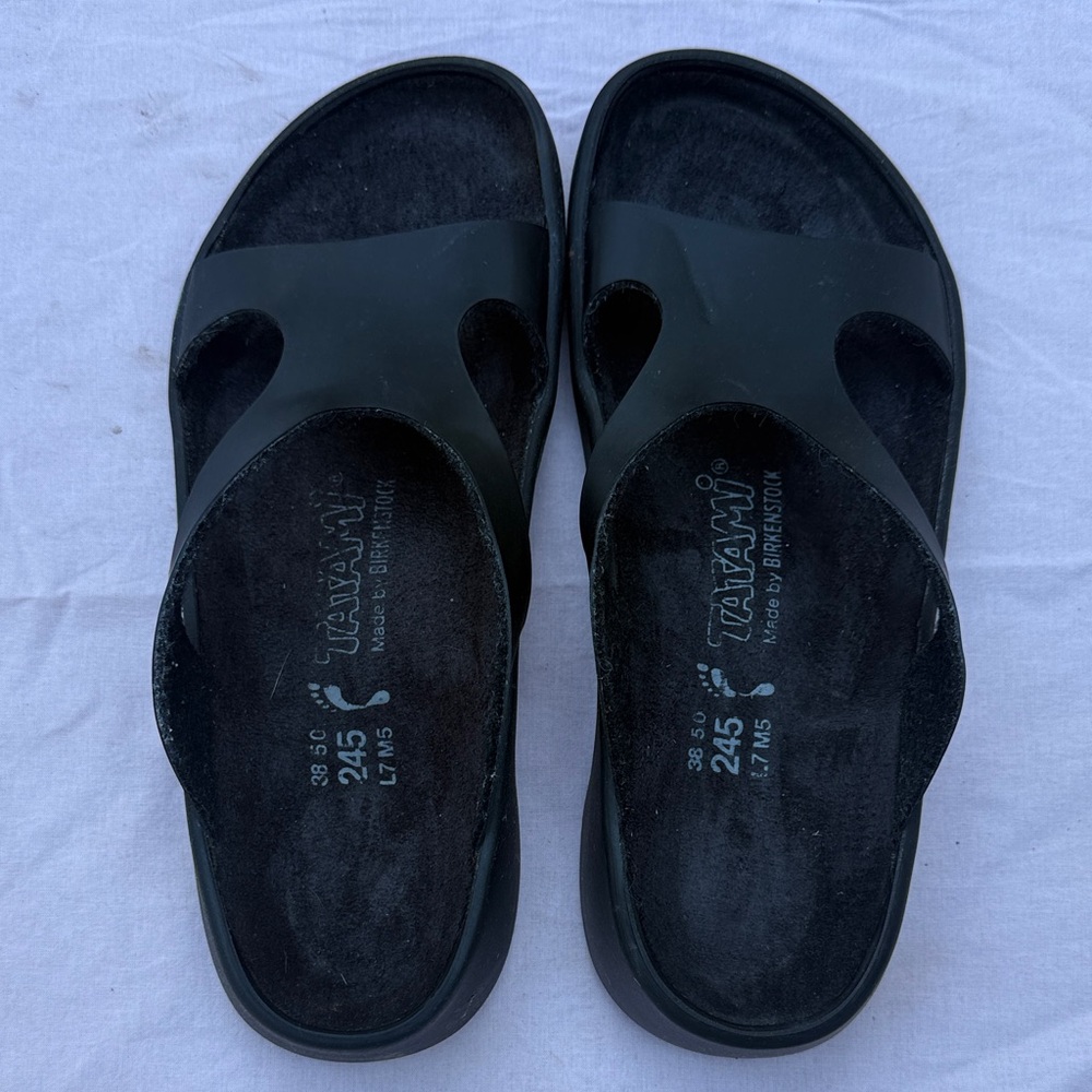 Birkenstock Black Slide Sandals